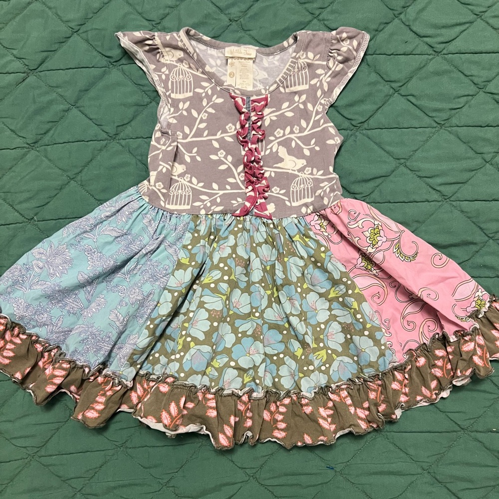 Matilda Jane dress cotton size 2 euc